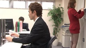 Nothing in the world pleases Yui like having rough sex at the office!
