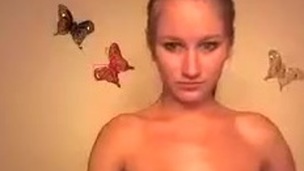 Sexy russian cam girl HotOcean assfingering