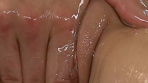 The beautiful girls Aubrey Belle, Celeste Star and Sammie Rhodes are in the hottest pussy massage session oiling the hairless peach and fretting it until the real ecstasy
